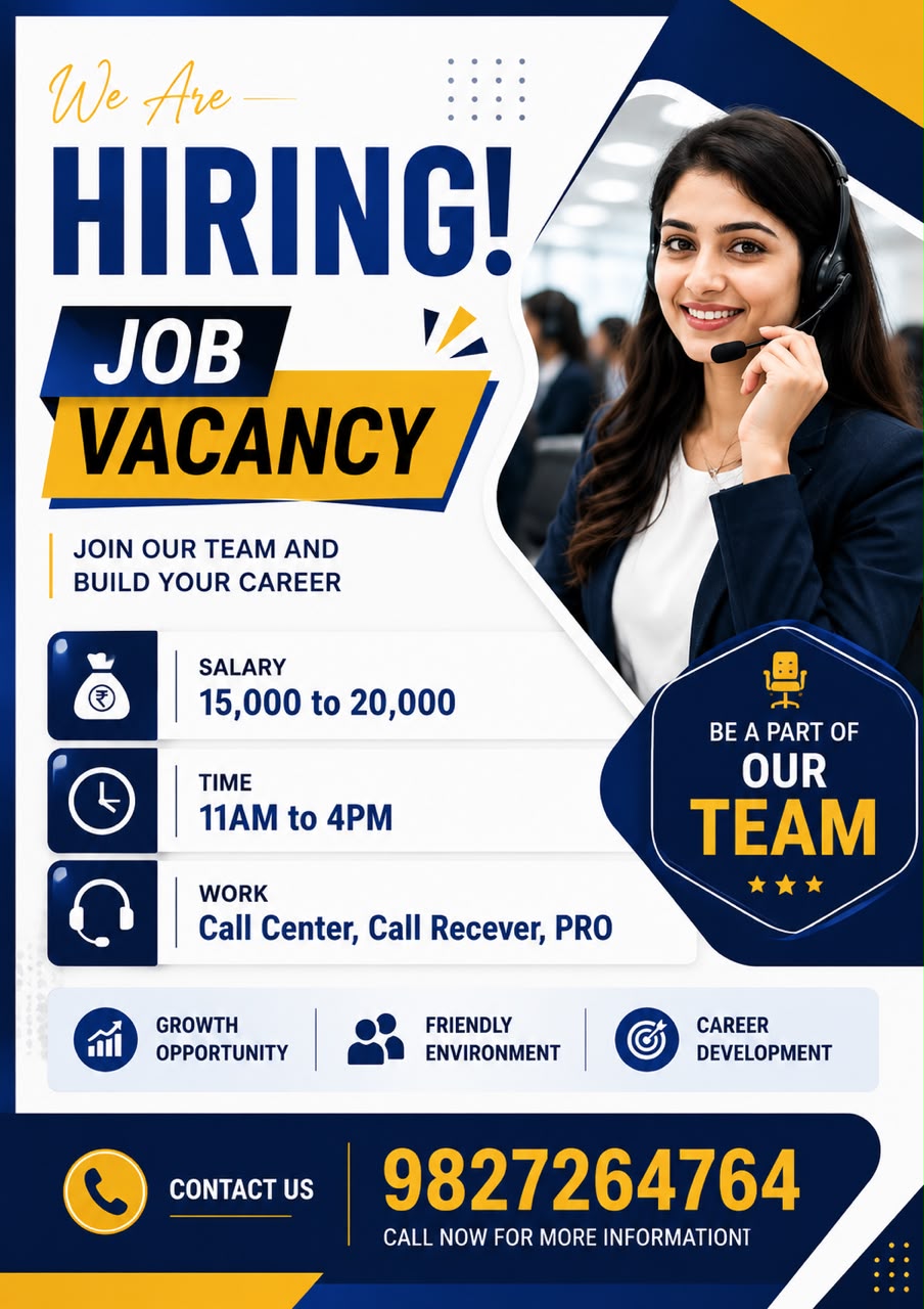 Call Receiver Job Opportunity